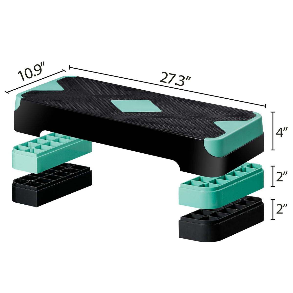 27 Inch Adjustable Aerobic Exercise Step Platform G887