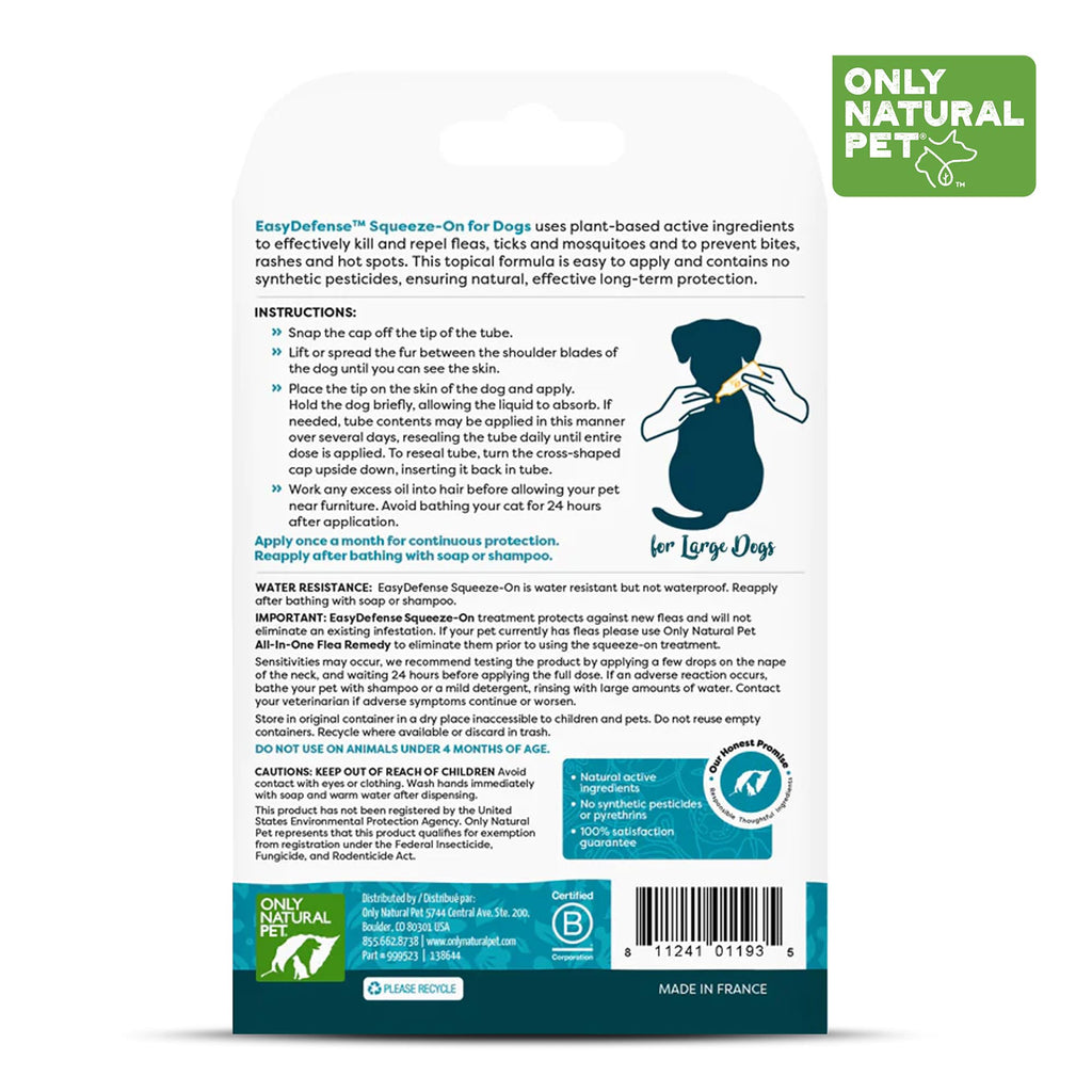 Flea and Tick Prevention for Large Breed Dogs X913