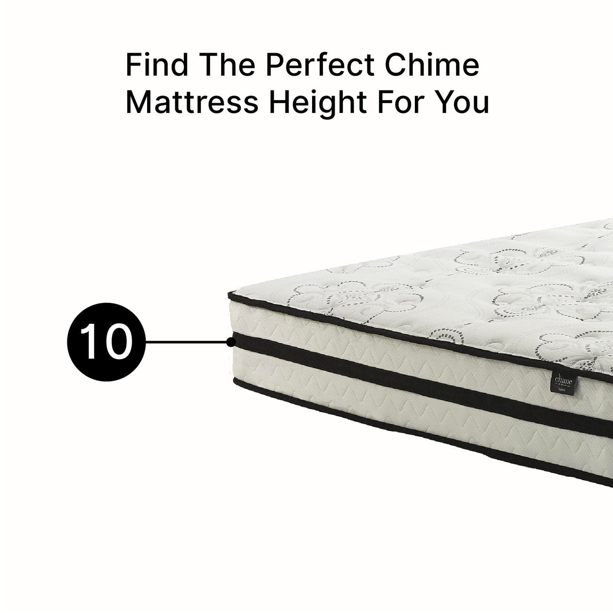 10 Inch Full Hybrid Mattress D319774