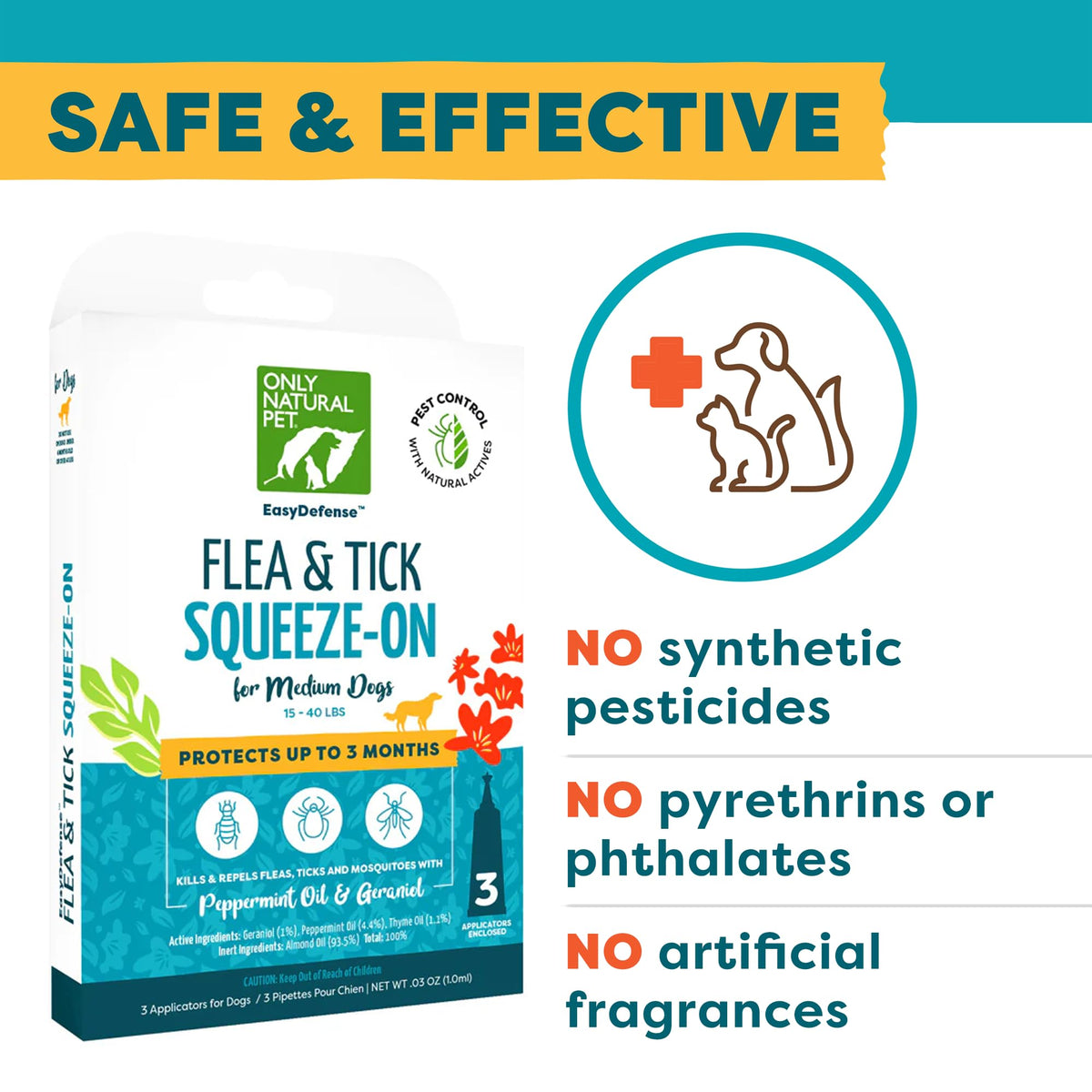 Flea and Tick Prevention for Large Breed Dogs X913