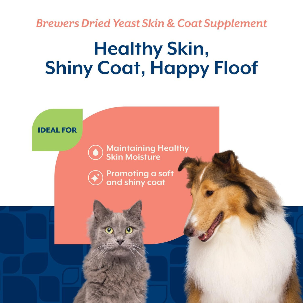 Brewer's Dried Yeast Chewable Tablets with Omegas for Dogs & Cats T68419