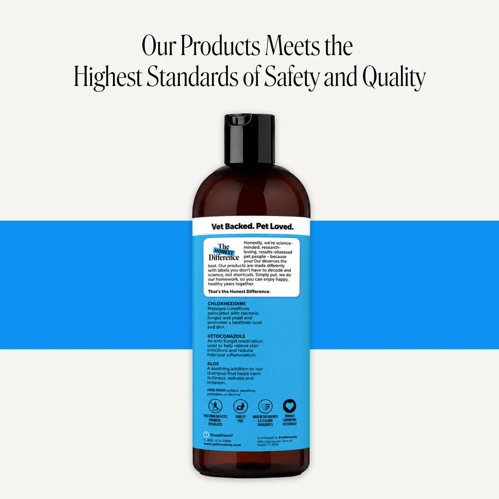 Chlorhexidine Dog Shampoo 16oz Z5256