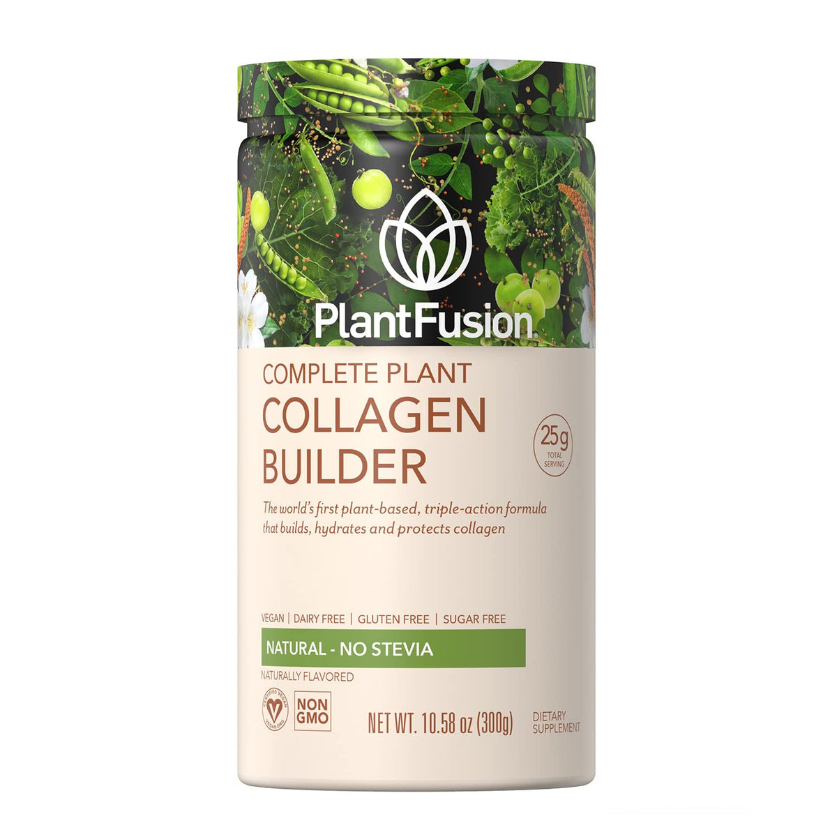 Vegan Collagen Protein Powder Unflavored 10.58 oz S936