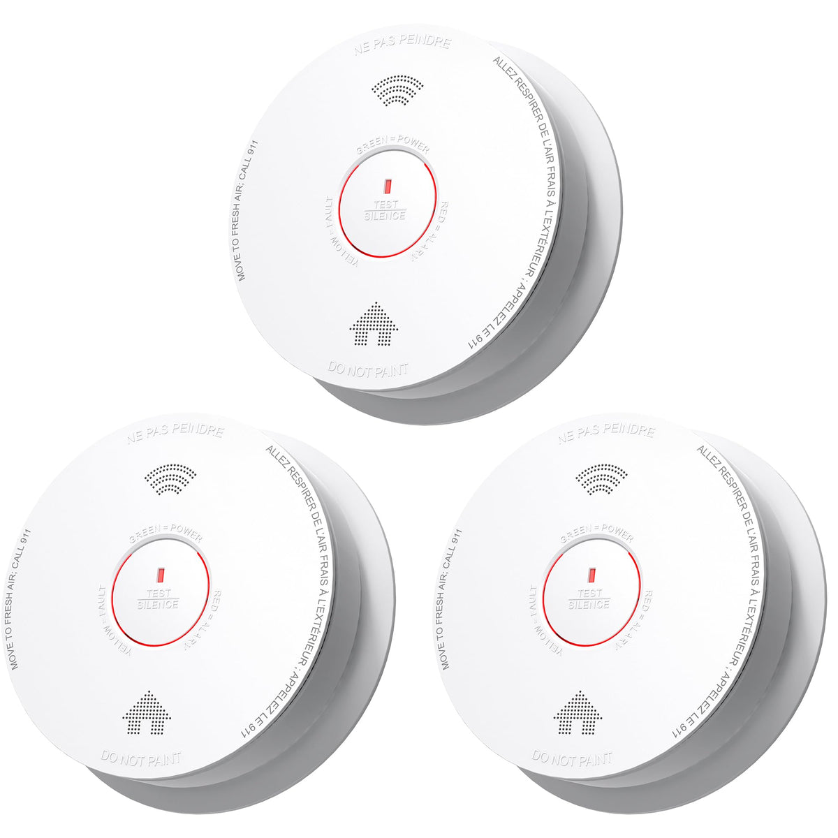 Smoke and Carbon Monoxide Detector Combo 1 Pack I158