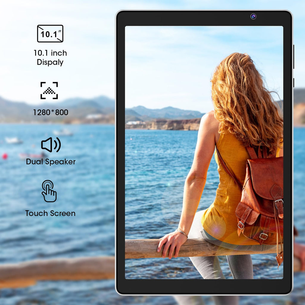 10 Inch Android Tablet 2GB RAM 32GB Storage Silver I28678