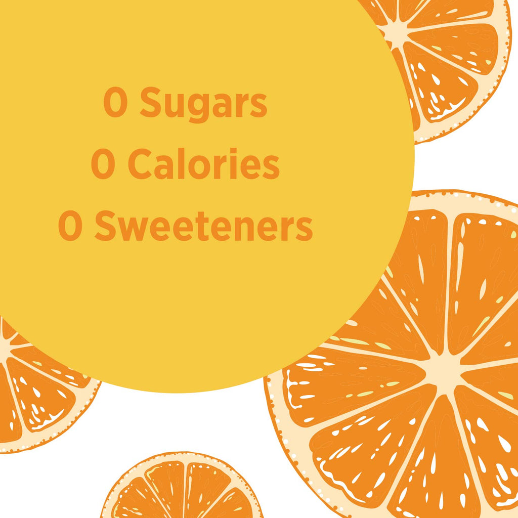Sparkling Water Orange 16.9 oz Bottles Pack of 8 R561980