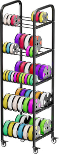 5-Tier 3D Printer Filament Storage Rack with Wheels O462526
