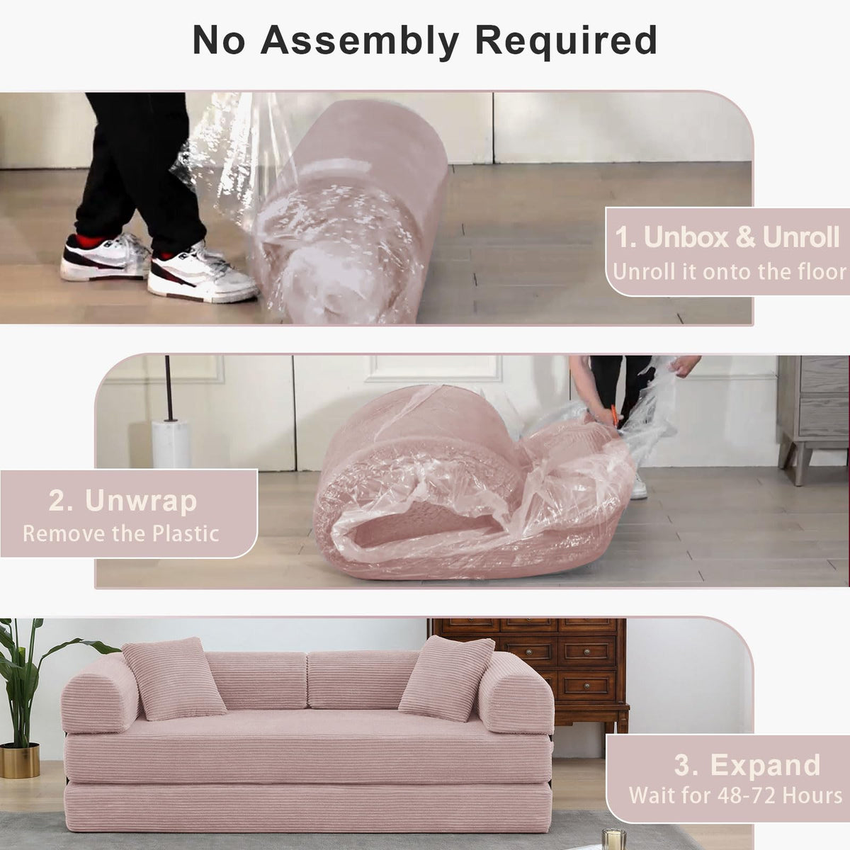 78 inch Sofa Bed Sleeper Couch D957