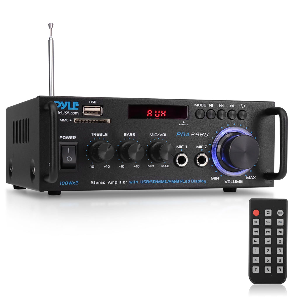 200W 2-Channel Bluetooth Stereo Power Amplifier L45213