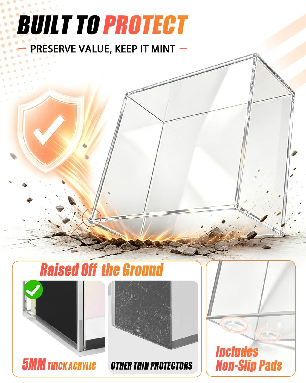 Acrylic ETB Protector Case 3 Pack S4888