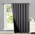 Gray 1 Panel 100 x 84 Inch Patio Door Curtain Q6313