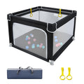 Baby Playpen with Mesh and Anti-Slip Base F3589