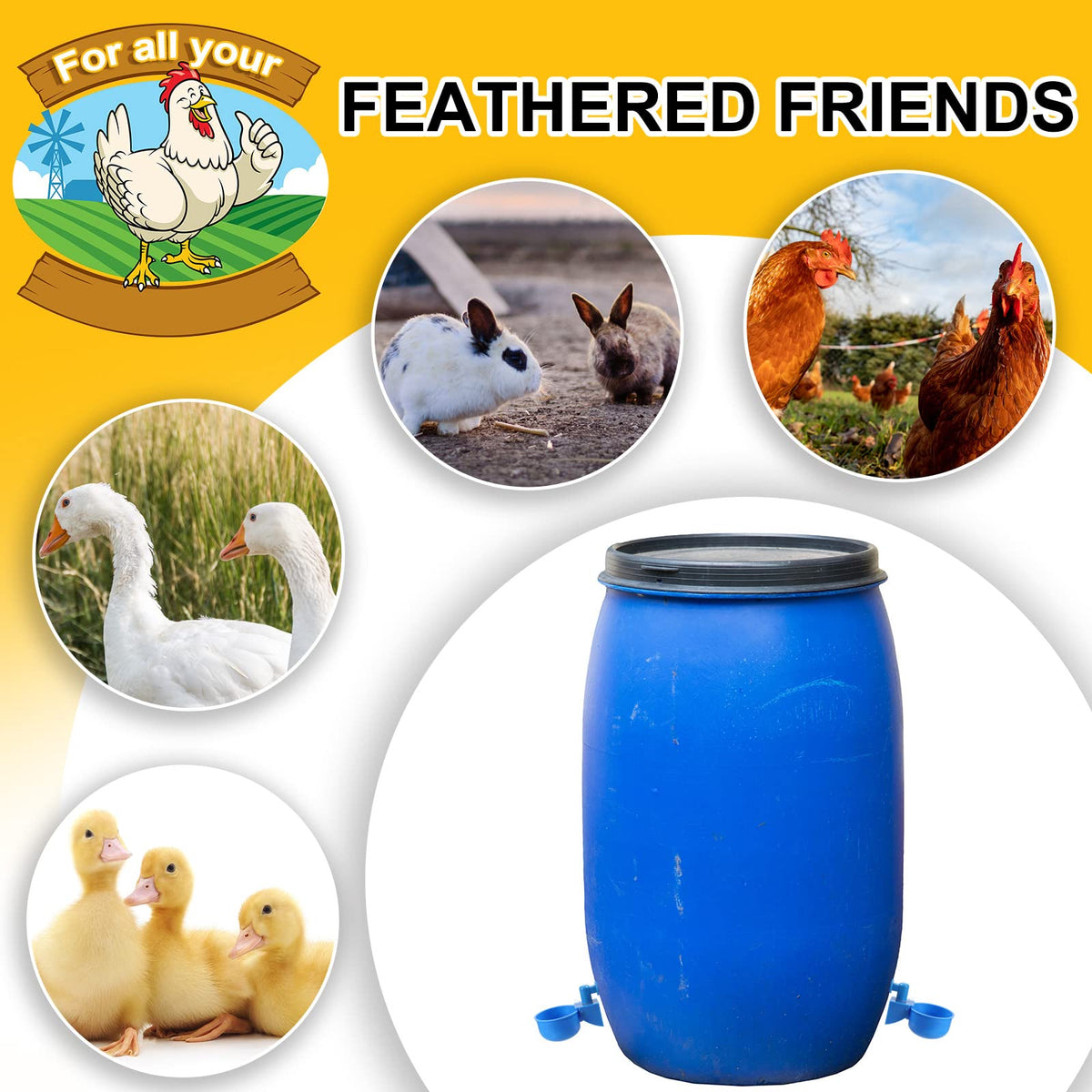 50 Pcs Chicken Waterer Cup O772244