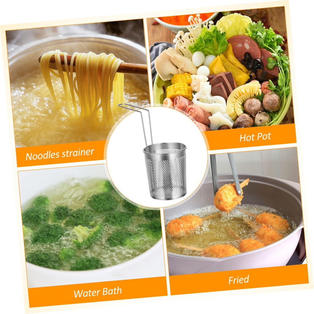 Stainless Steel Noodle Sieve with Handle P8918