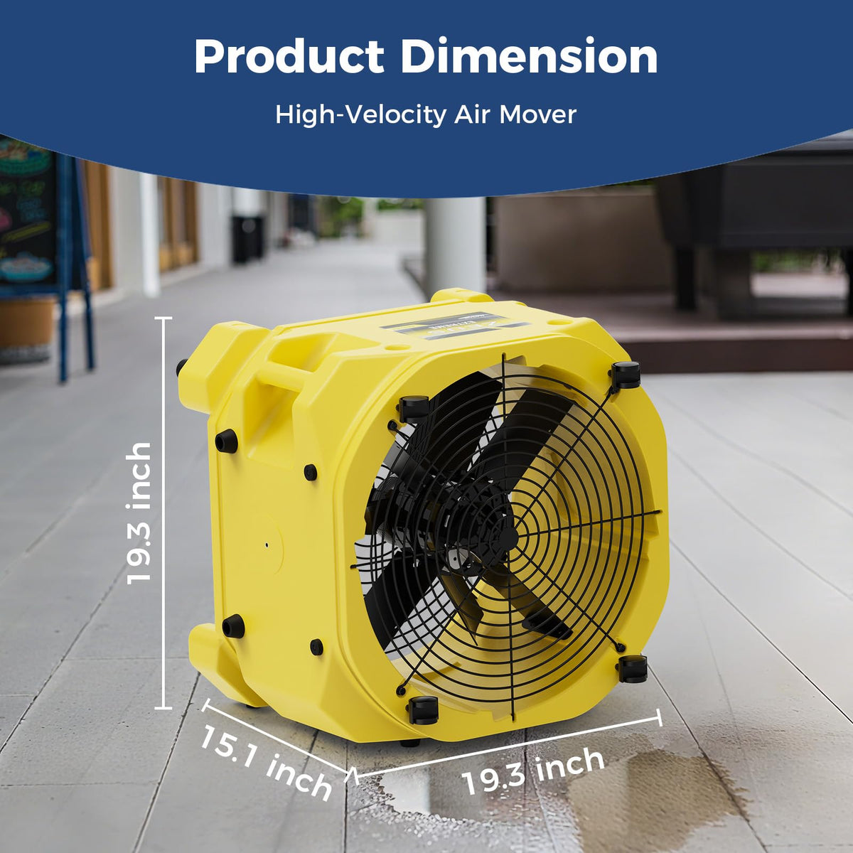 Industrial Air Mover 3000CFM Heavy Duty Fan E84333