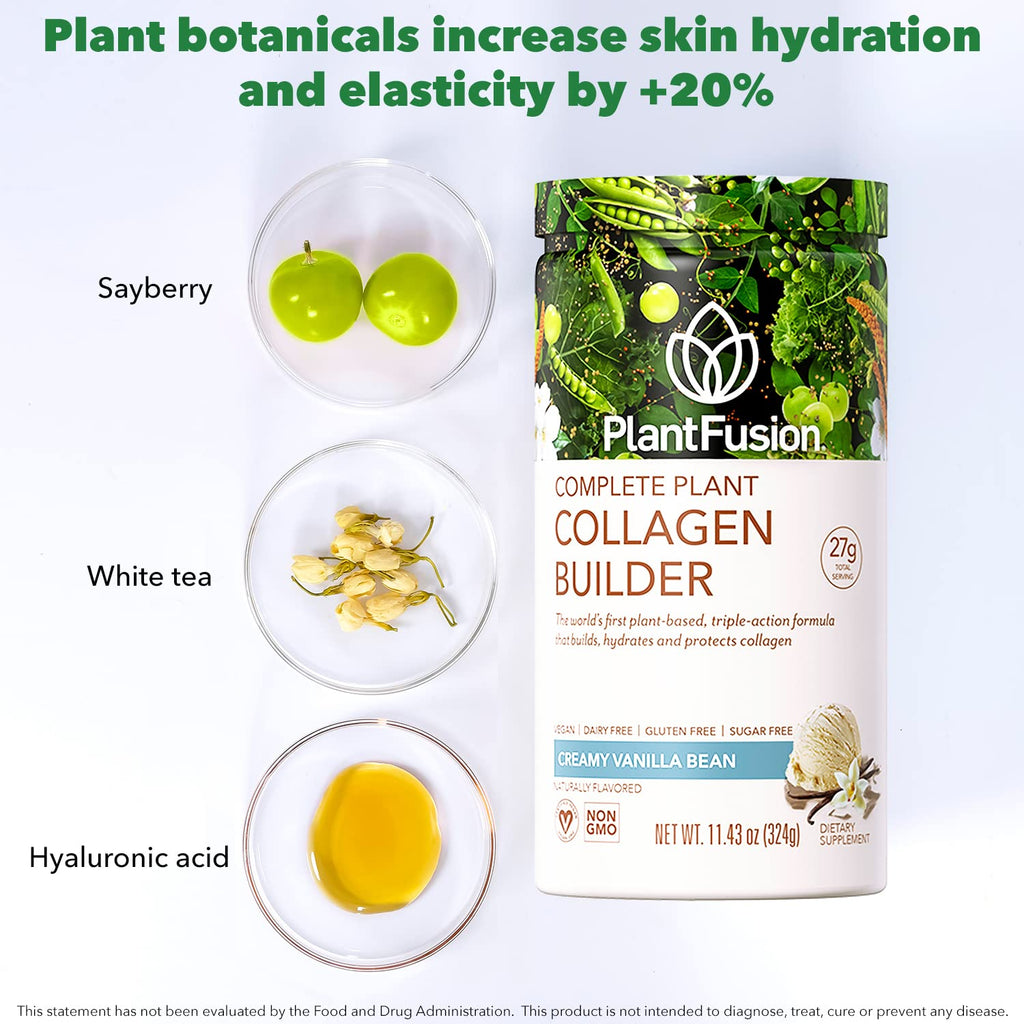 Vegan Collagen Protein Powder Unflavored 10.58 oz S936
