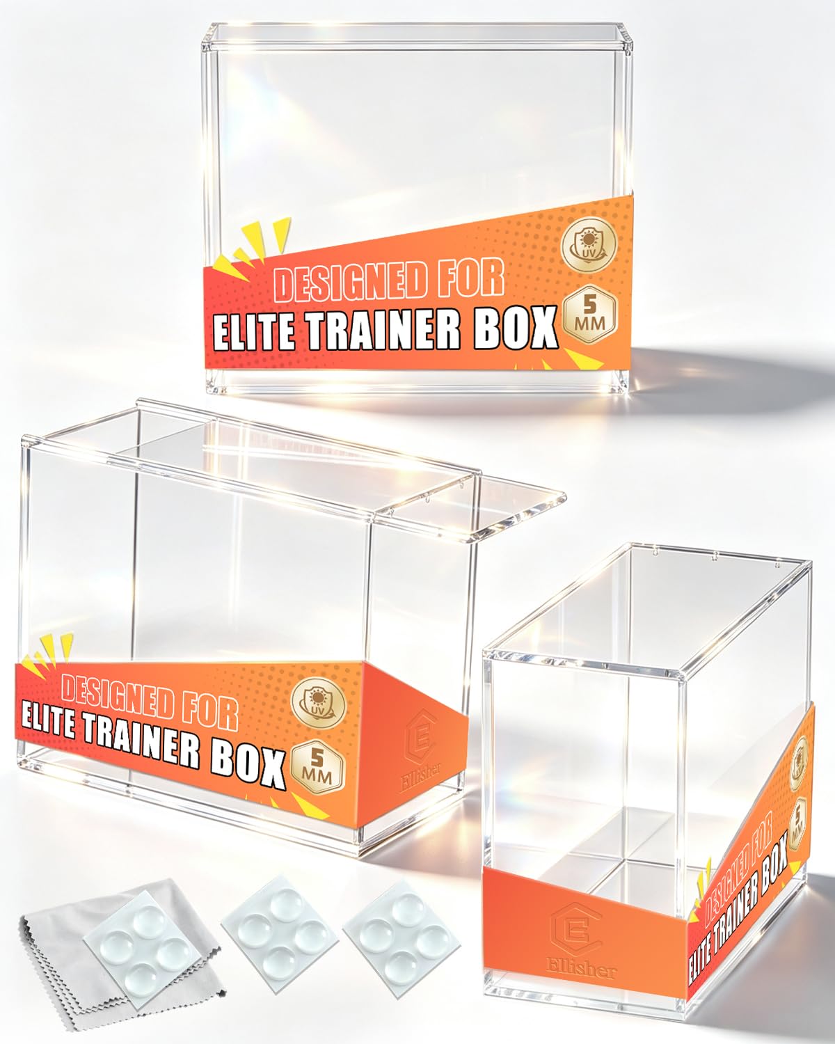Acrylic ETB Protector Case 3 Pack S4888