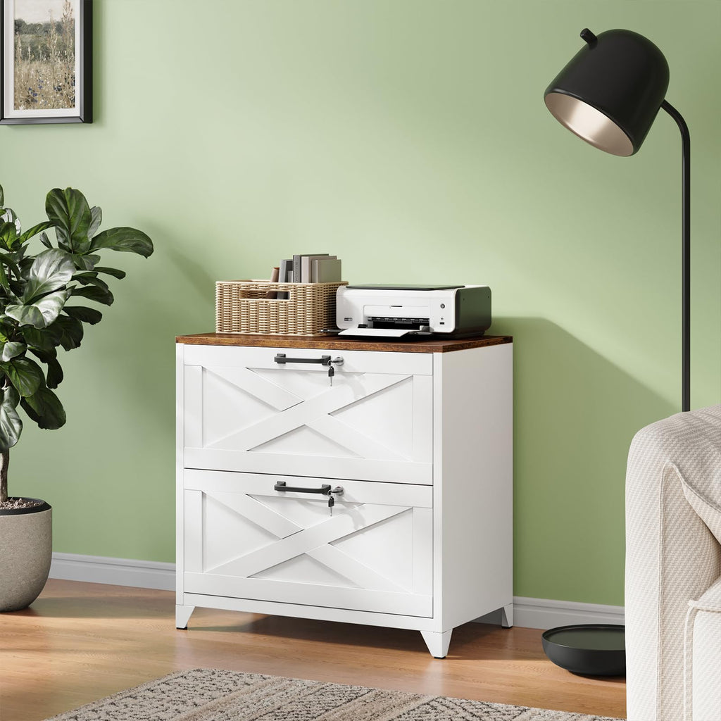 2 Drawer Metal File Cabinet with Lock K6640