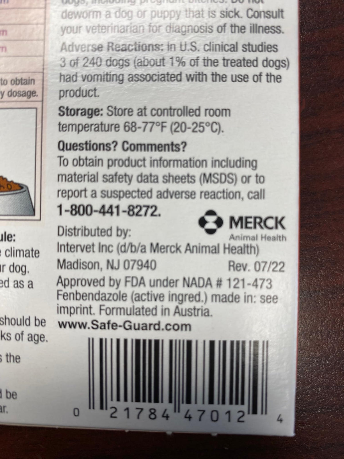 Canine Dewormer 3 Dose x 1 Gram X740357