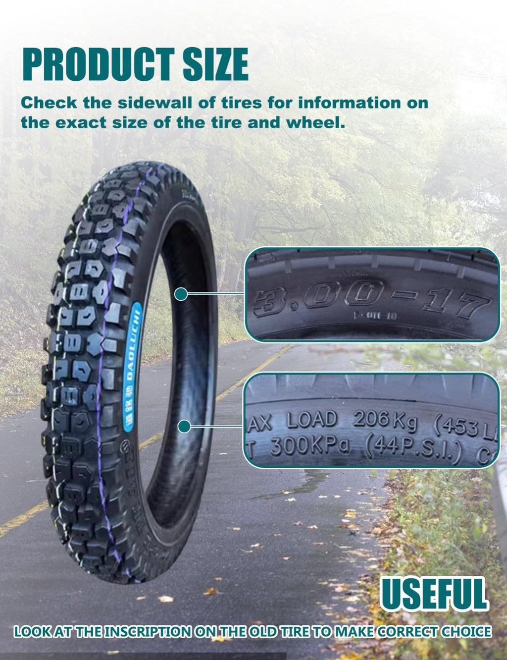 3.00-17 Scooter Tire S2958