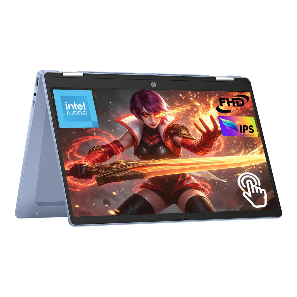14" 2-in-1 Touch Laptop Intel N100 4GB RAM 64GB Chrome OS D6719