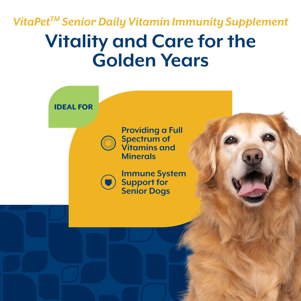 Senior Daily Vitamin Dog Supplements 120 Ct O4106