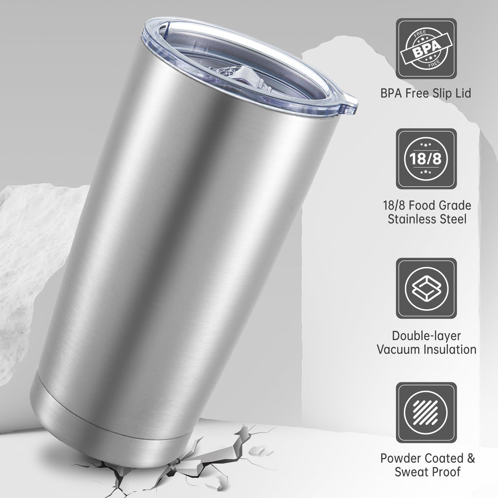 20 oz Stainless Steel Insulated Tumbler with Lid T934
