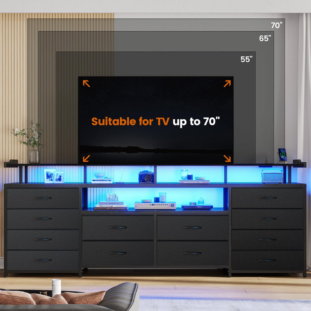 12 Drawers TV Stand Dresser O69476