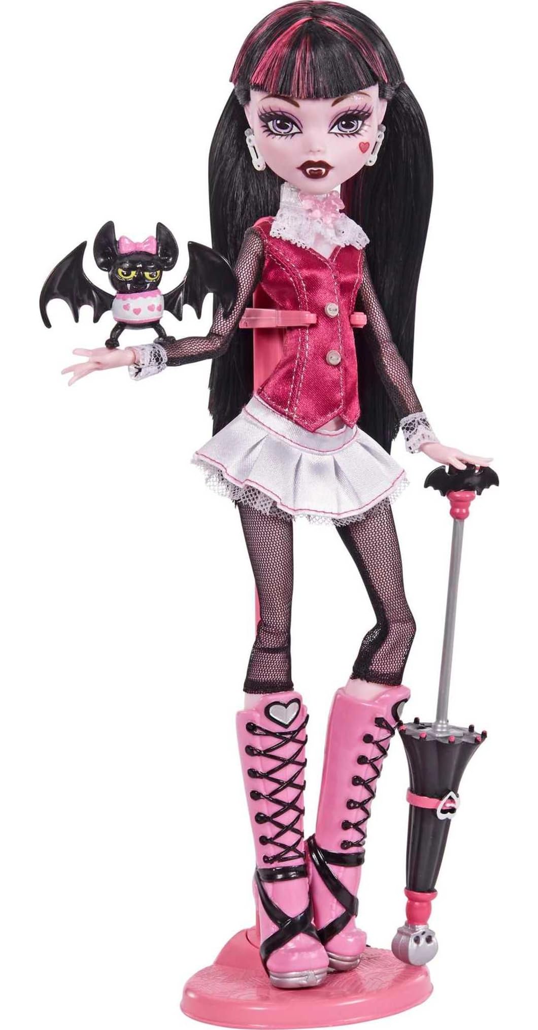 Monster High Draculaura Reproduction Doll with Pet, Display Stand & Accessories G37430