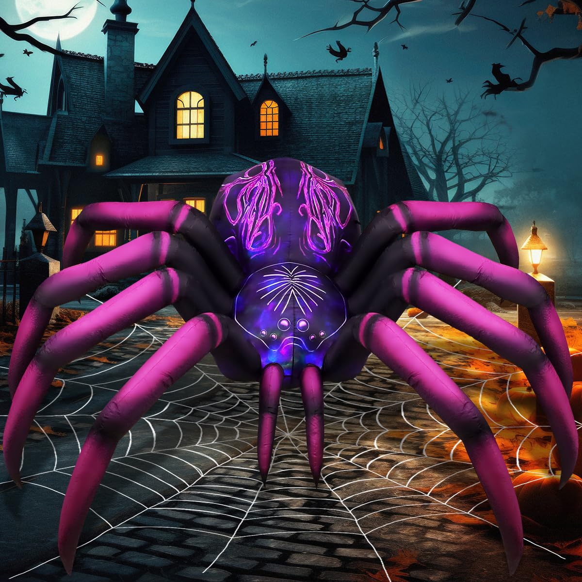 9 FT Halloween Inflatables with Built-in LEDs H915246