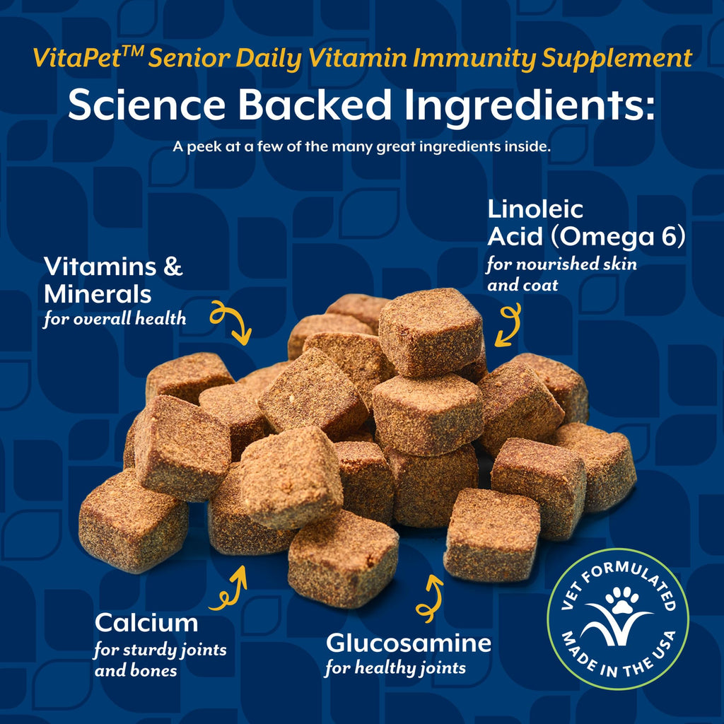 Senior Daily Vitamin Dog Supplements 120 Ct O4106