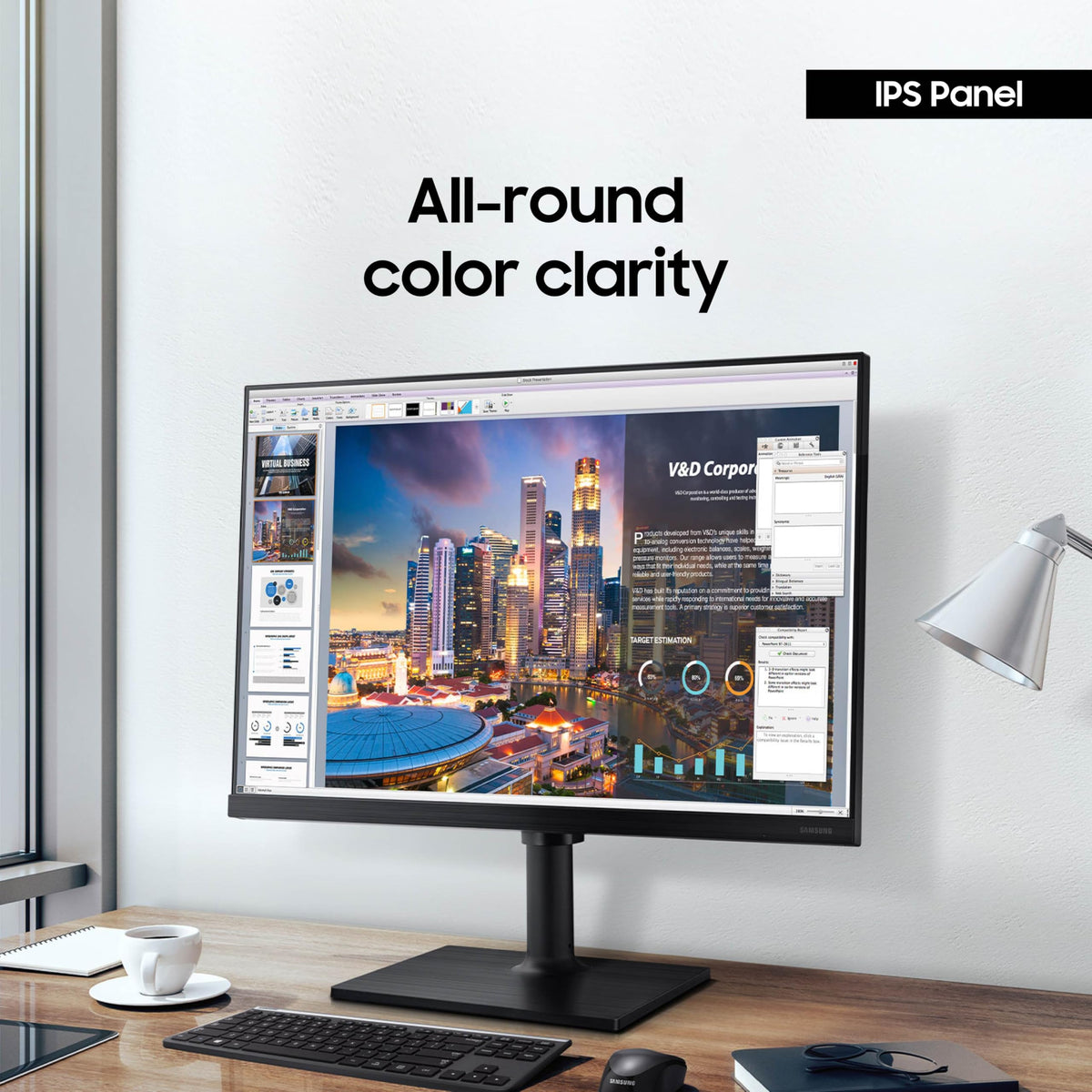 24-Inch FHD 1080p IPS Computer Monitor T396632