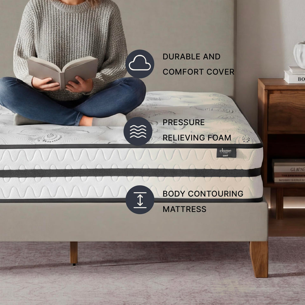 10 Inch Full Hybrid Mattress D319774