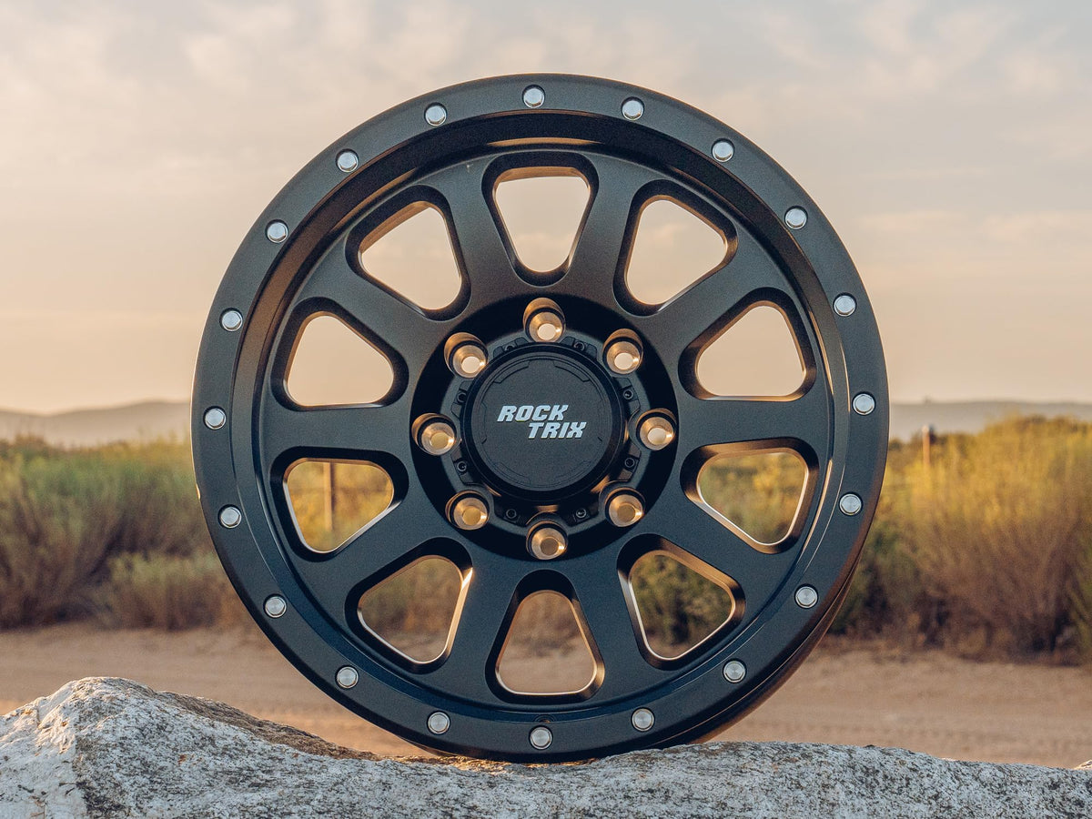 20x9 inch Off-Road Wheels 8x165.1 8x6.5 Bolt Pattern -12mm Offset Black Rims N960