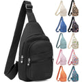 Small Black Sling Crossbody Bag P416511
