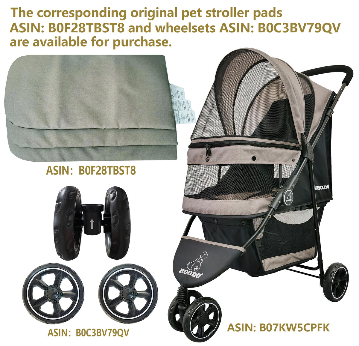 3 Wheel Pet Stroller G85539