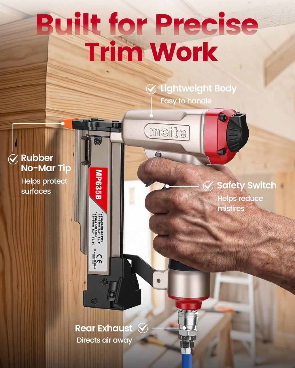 23 Gauge Pneumatic Pin Nailer H722089