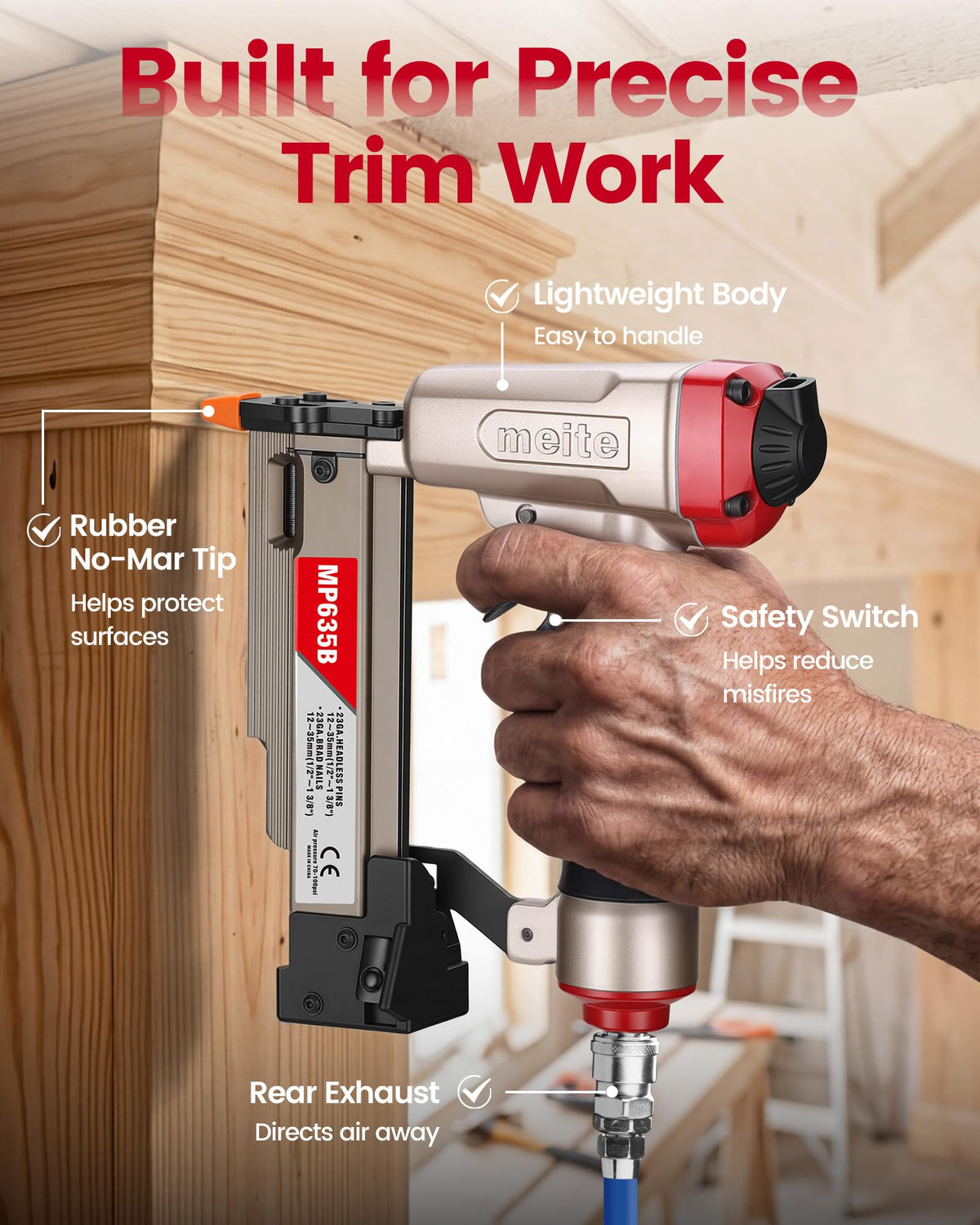 23 Gauge Pneumatic Pin Nailer H722089