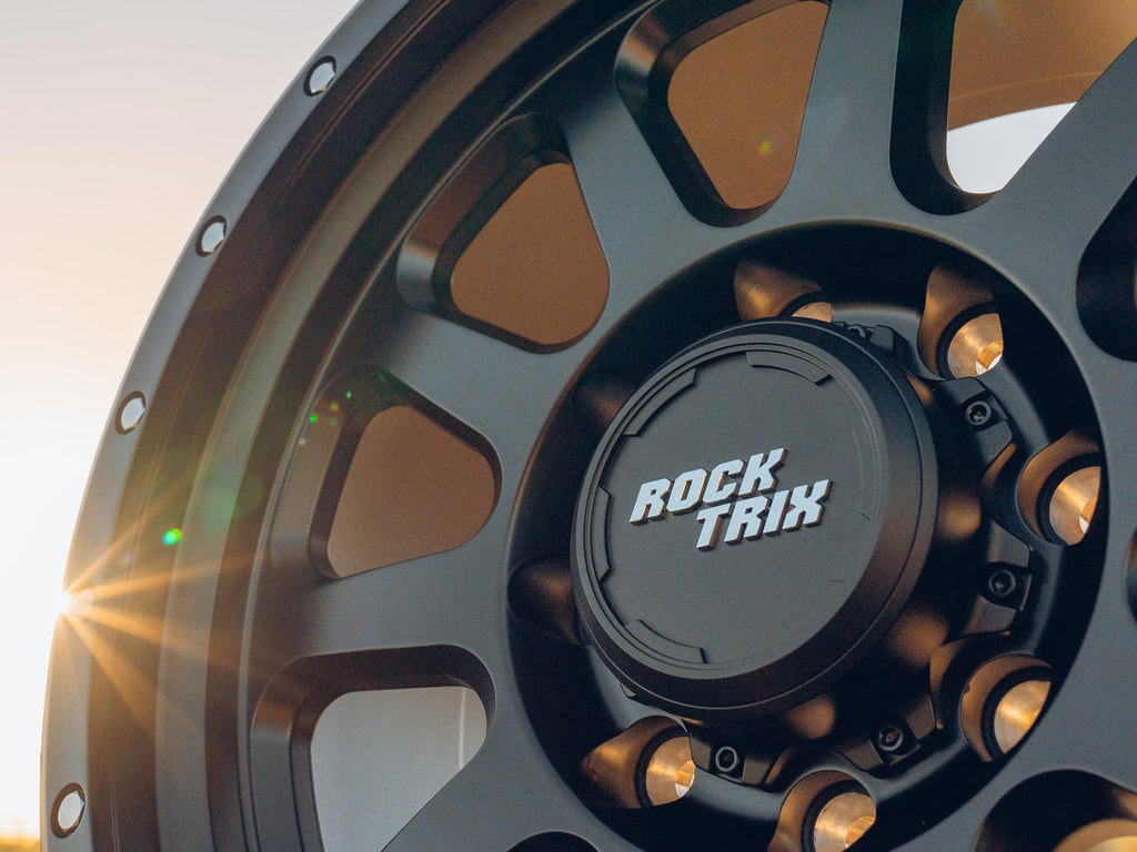 20x9 inch Off-Road Wheels 8x165.1 8x6.5 Bolt Pattern -12mm Offset Black Rims N960