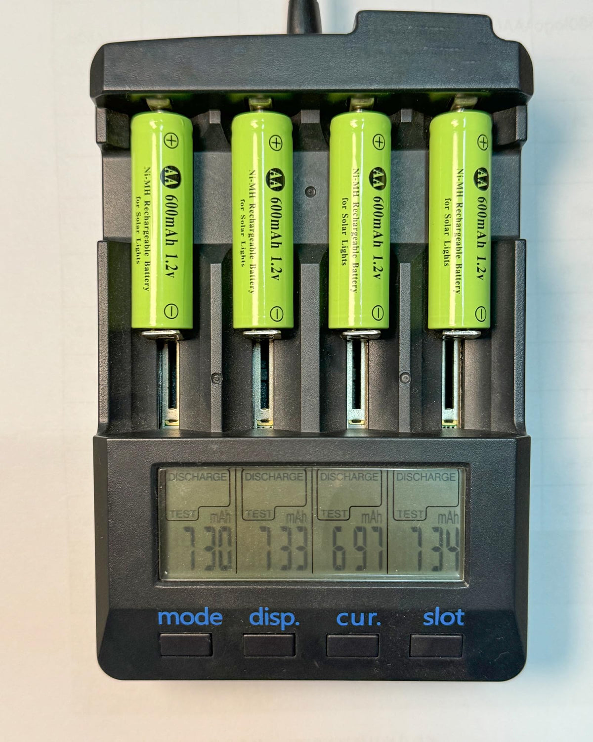 Ni-MH AA 1.2v 600mAh Rechargeable Battery W761