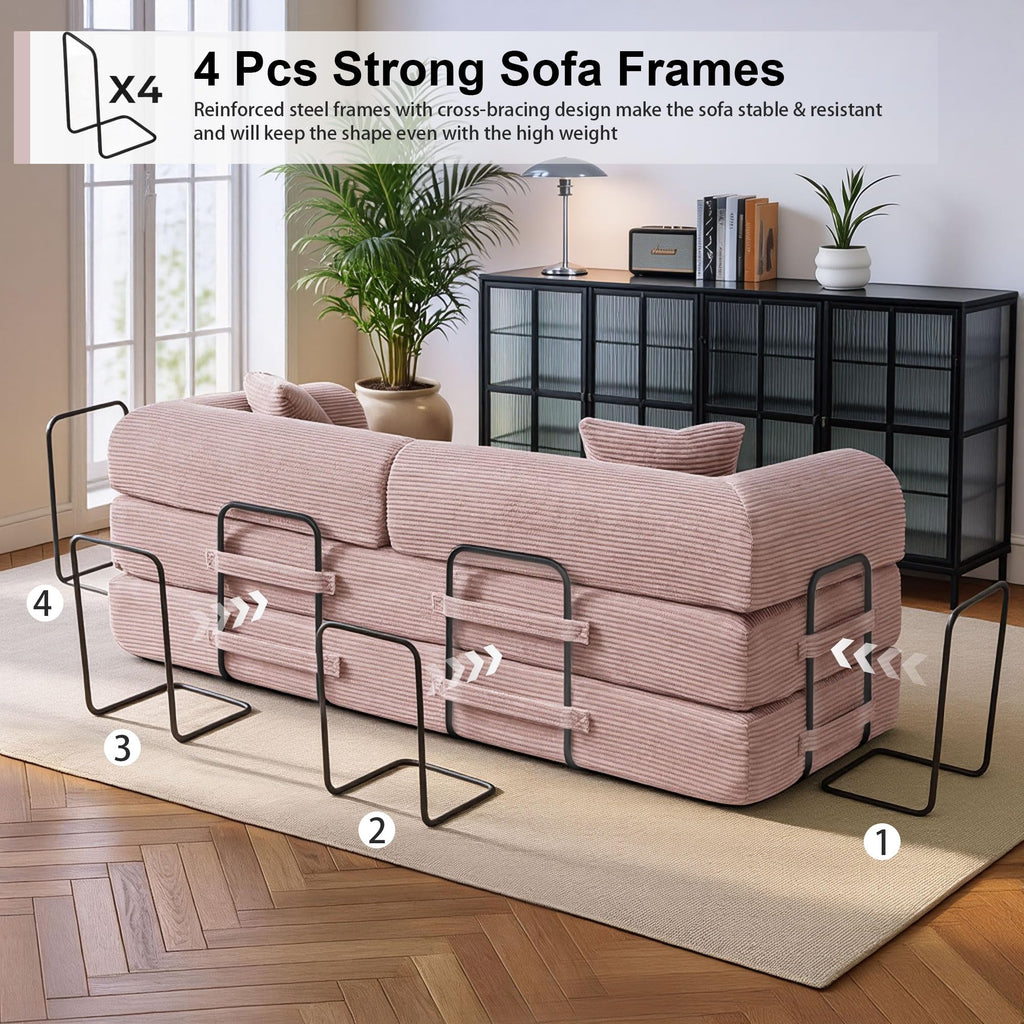 78 inch Sofa Bed Sleeper Couch D957