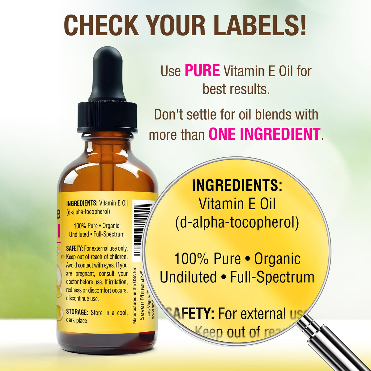 Vitamin E Oil 4 Oz L28322