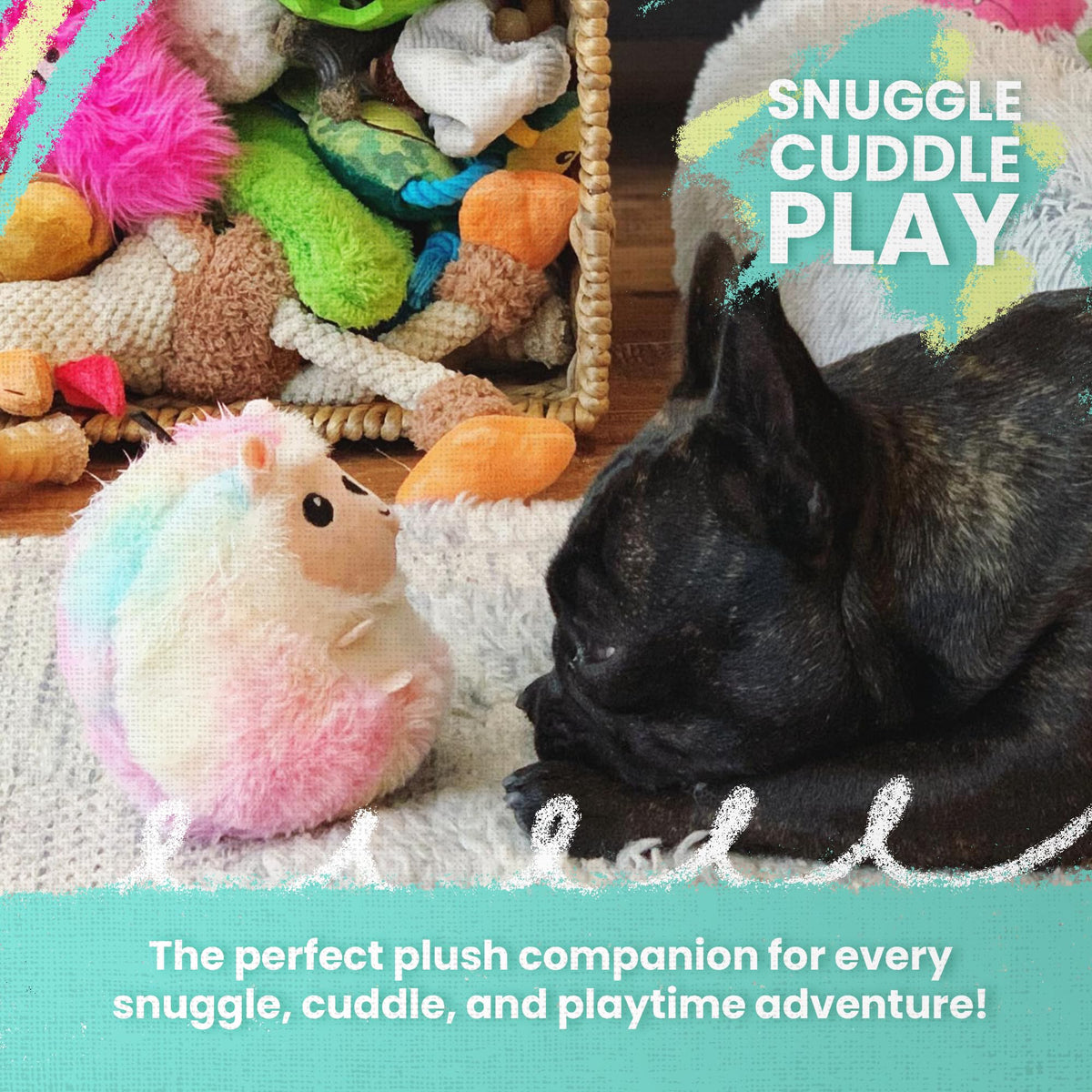 Dog Toy with Squeaker and Crinkle L26171