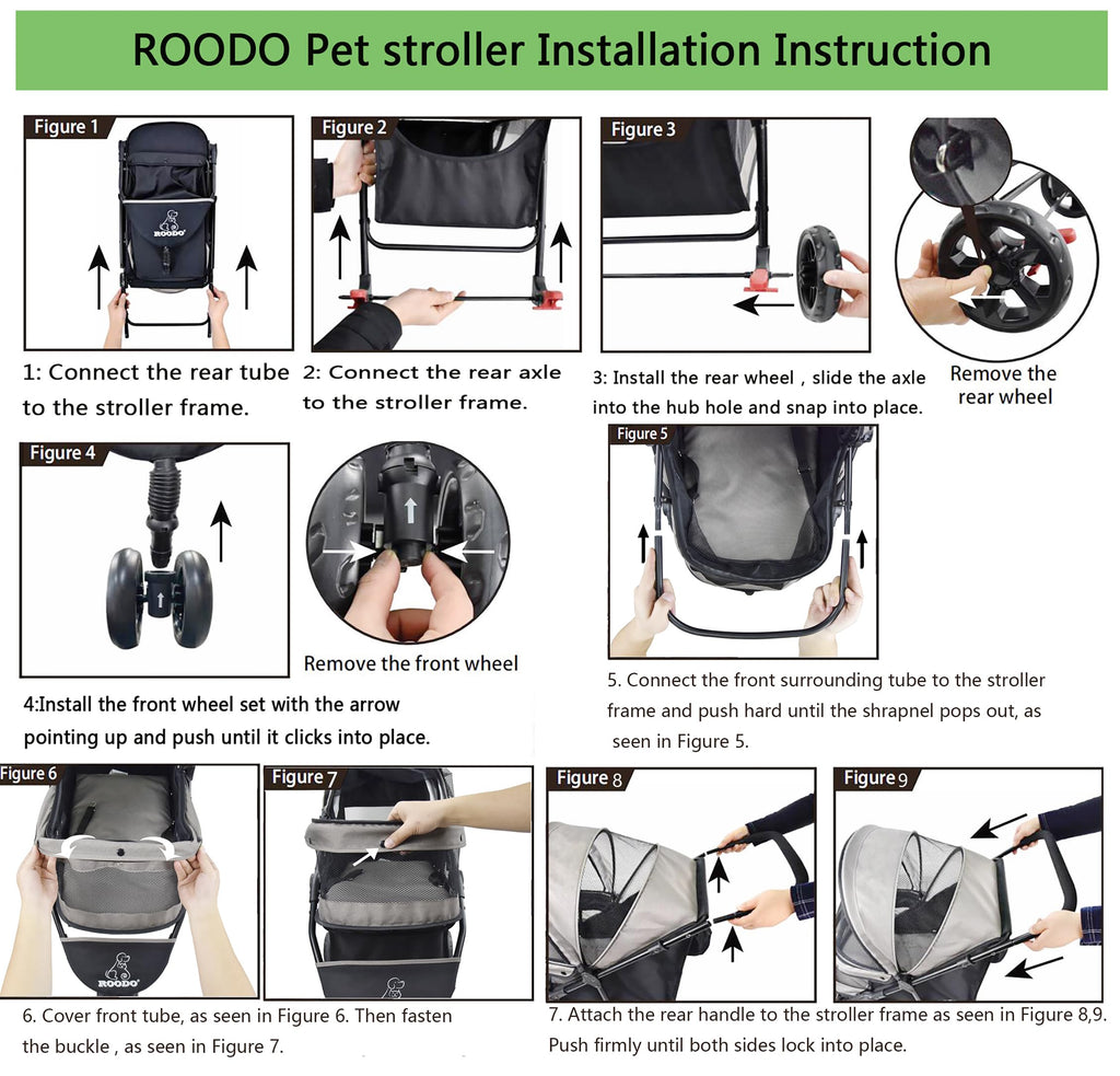 3 Wheel Pet Stroller G85539