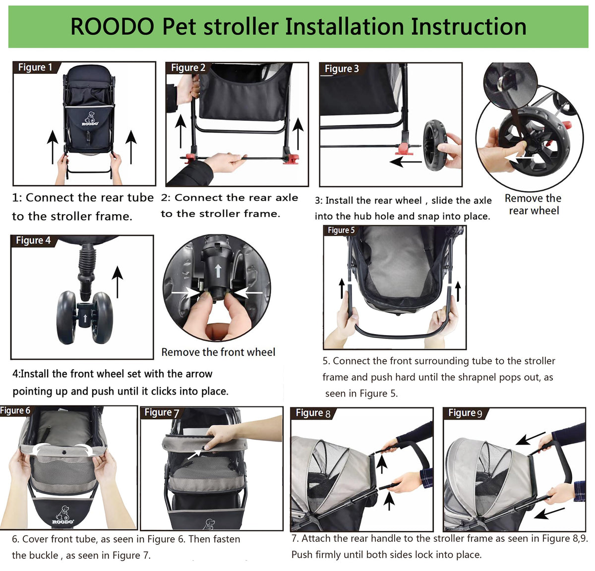 3 Wheel Pet Stroller G85539