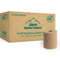 Natural Hardwound Paper Towels, 6 Rolls N80072