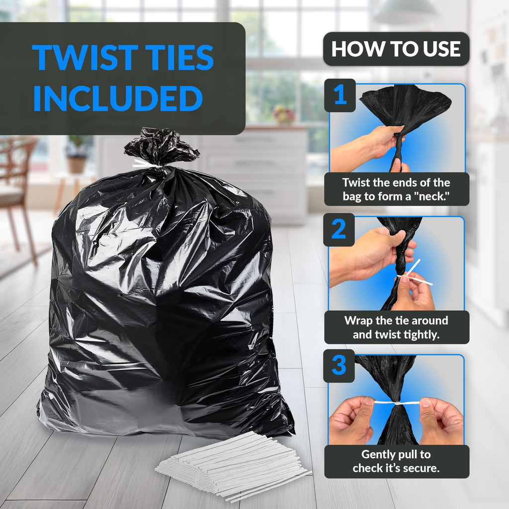 65 Gallon Heavy Duty Trash Bags G41071