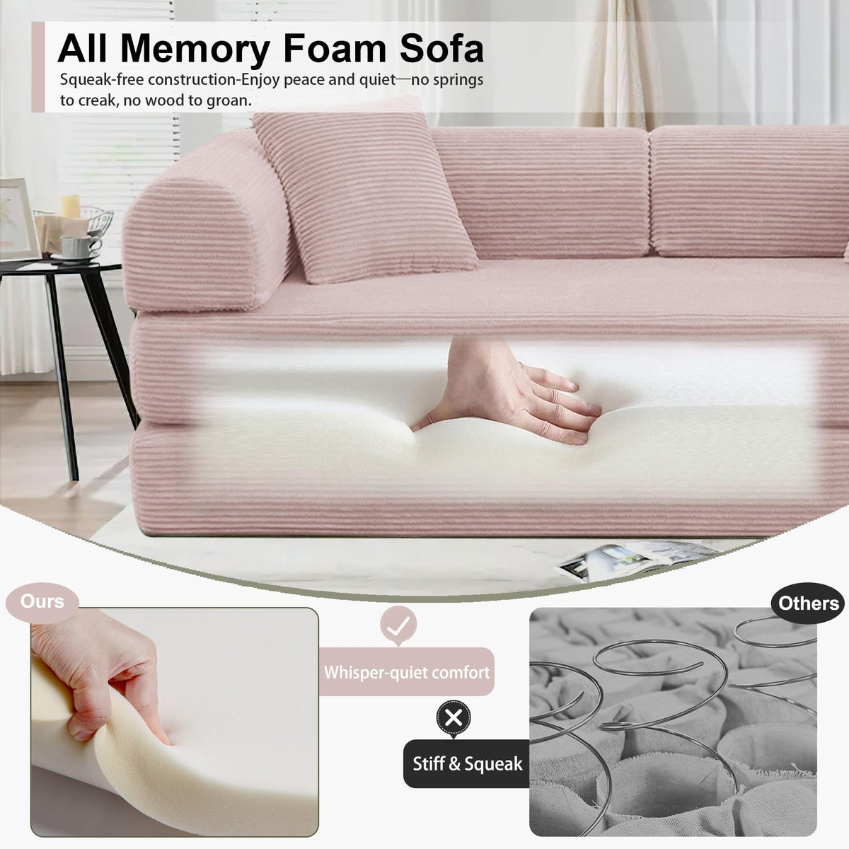 78 inch Sofa Bed Sleeper Couch D957