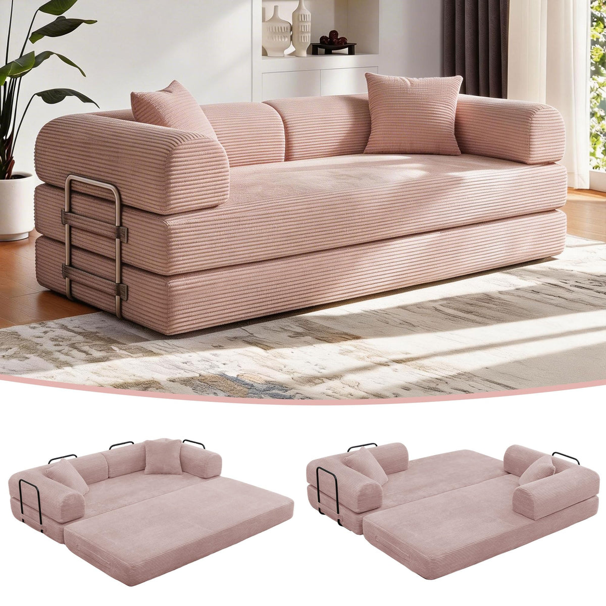78 inch Sofa Bed Sleeper Couch D957
