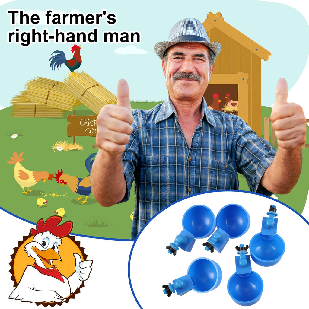 50 Pcs Chicken Waterer Cup O772244